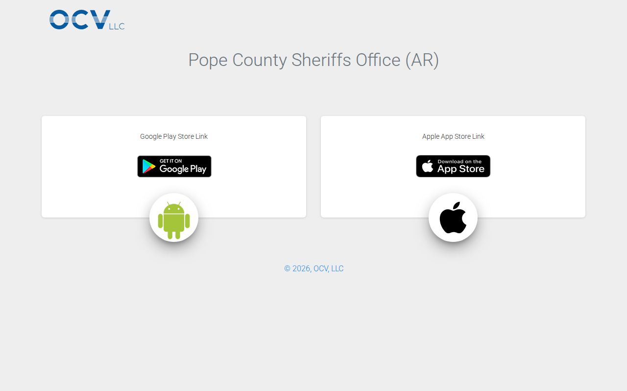 Pope County sheriff app arrest lookup