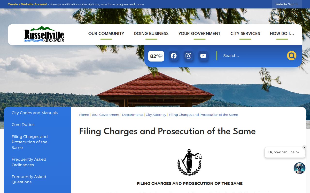 Pope County charge filing and prosecution process
