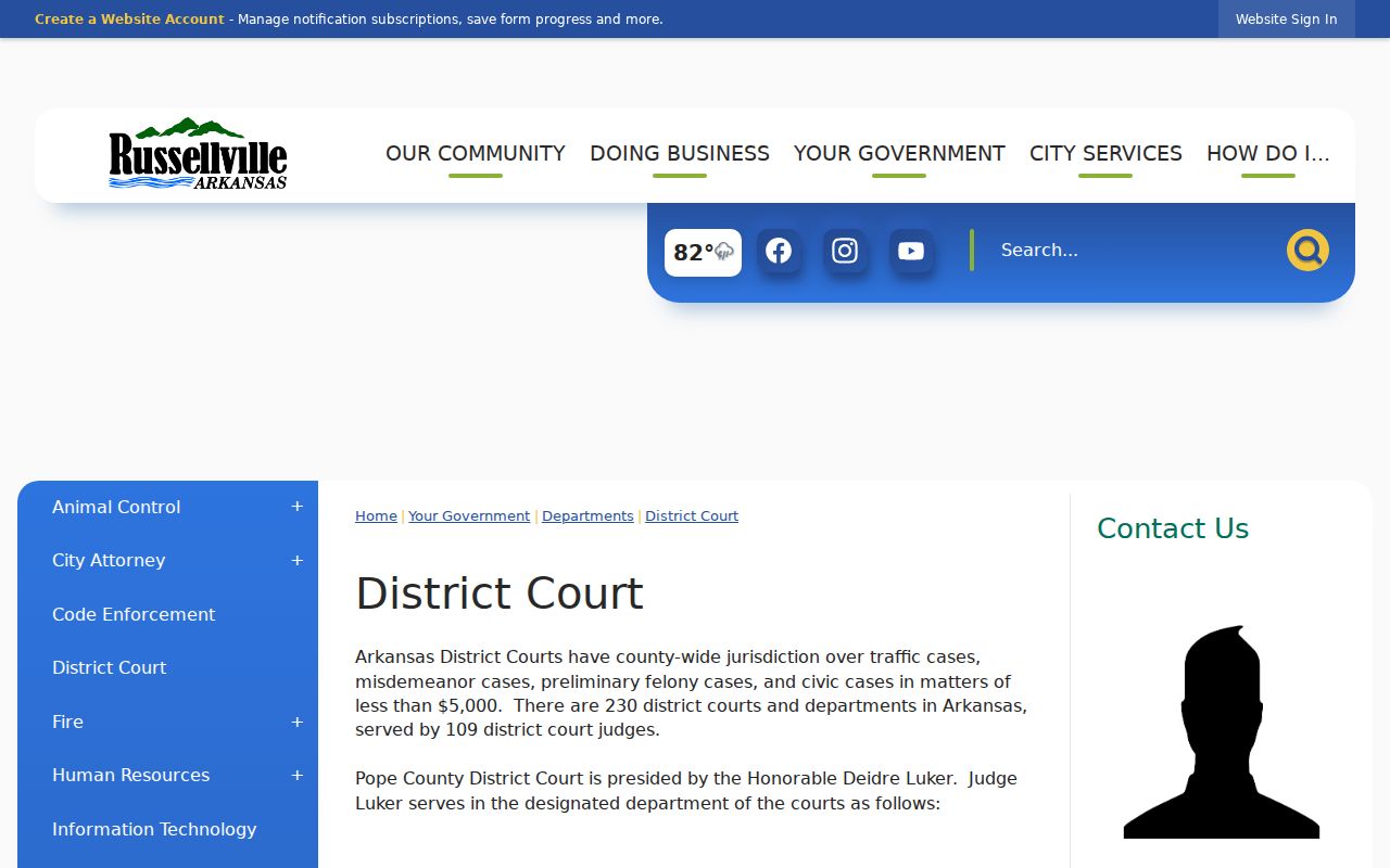 Pope County District Court criminal case information