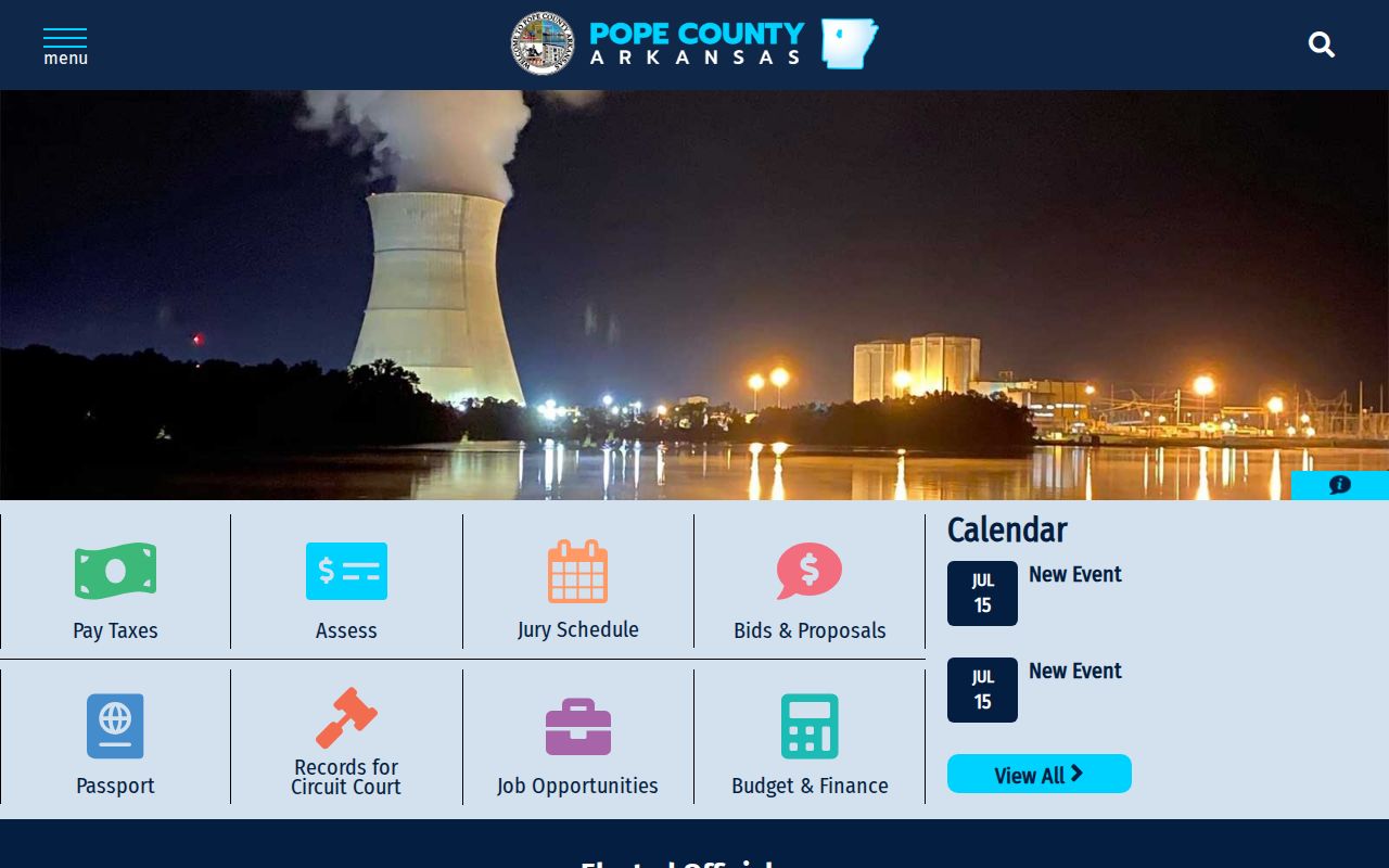 Pope County criminal history government office directory