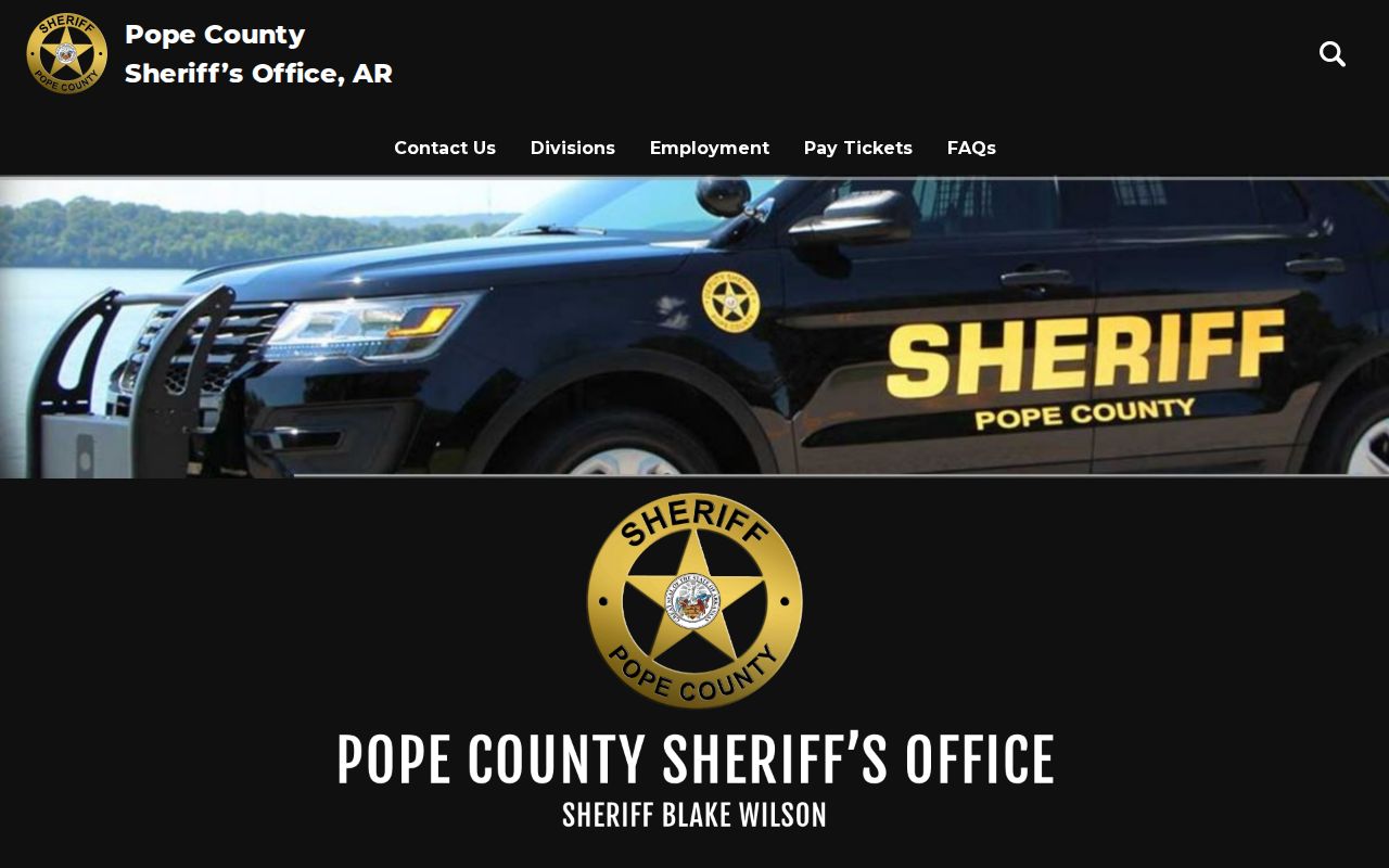 Pope County criminal records sheriff lookup channels