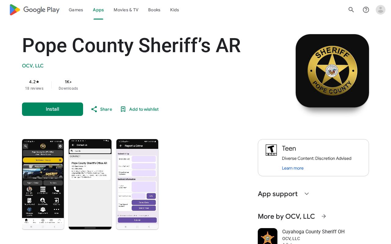 Pope County sheriff app sex offender registry link